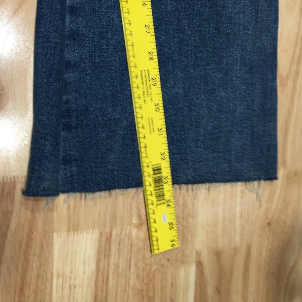 Judy Blue Womens Flare Jeans Raw Hem High Rise 22W Medium Wash Excellent